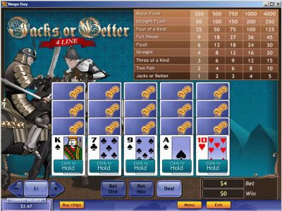 Video poker