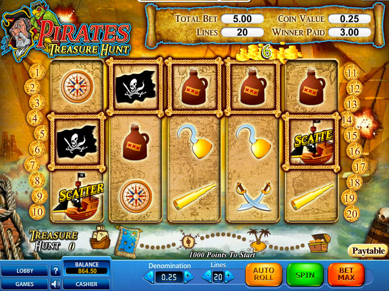 Machine a sous pirates